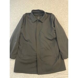 Tumi Tech Men's Dark Gray Trench Coat Water Resistant Size XXL